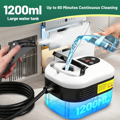 10-in-1 Versatile Power Steamer: Fast, Adjustable, All-Surface.