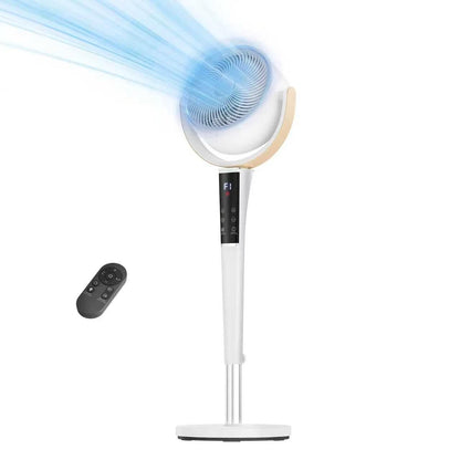 Ultra Quiet Standing Fan with Remote 15 Speed Settings Wide Oscillation Timer Adjustable Airflow
